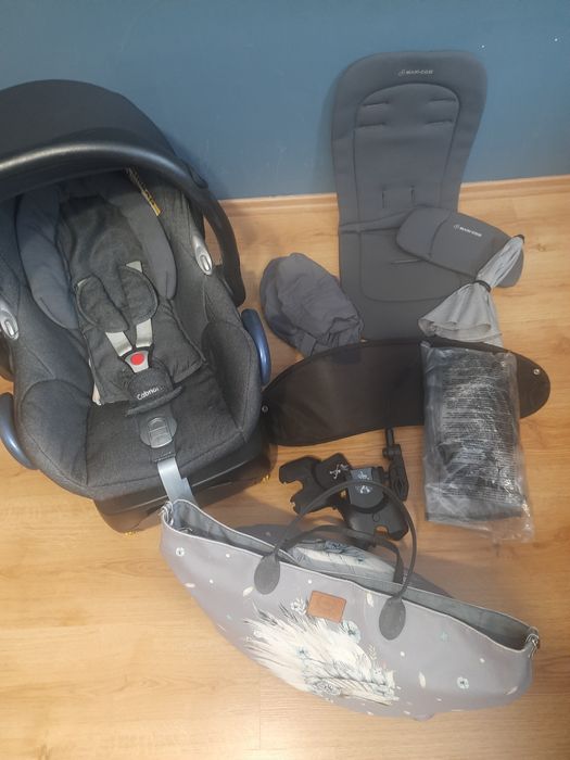 Wózek Maxi Cosi Addora 3w1 +baza +kilka gratisow