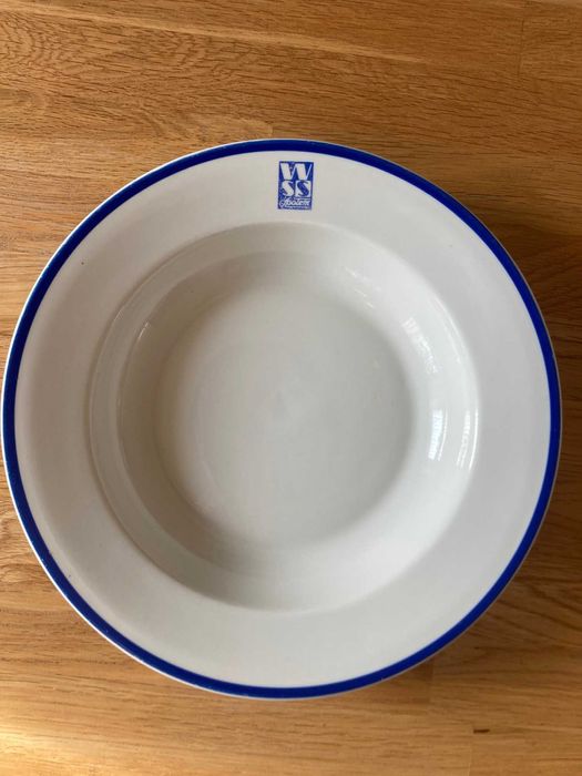 Talerz głęboki WS Społem PRL Vintage średnica 24cm Lubiana