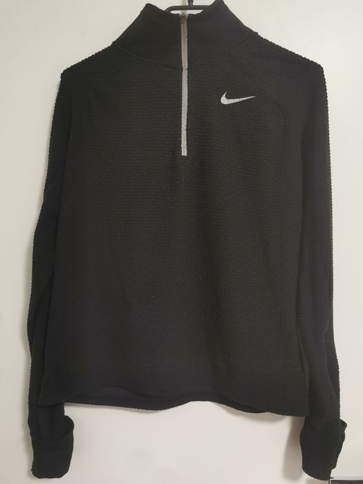 Czarna damska cienka bluza do biegania Nike Running Dri-fit S