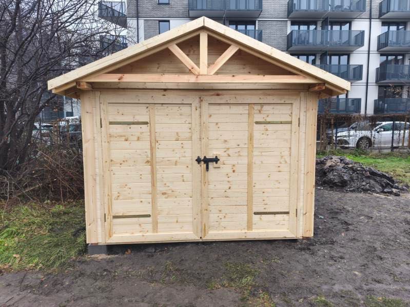 Garaż Drewniany Szkieletowy 3x5