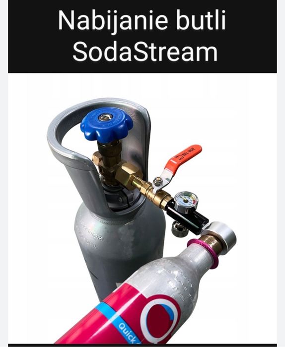 SodaStream nabijanie butli/wymiana