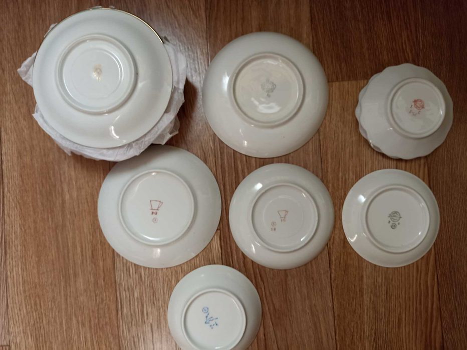 Свадебные тарелки. Блюдца винтажные. ЛФЗ. Довбыш. Песочное. Барановка.