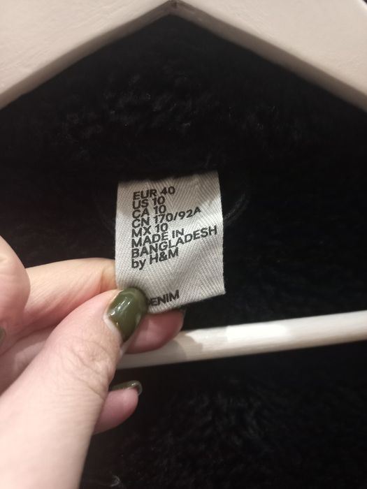 Kurtka jeans czarna