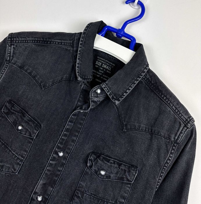 Koszula jeansowa ALL SAINTS Spitalfields denim opium S