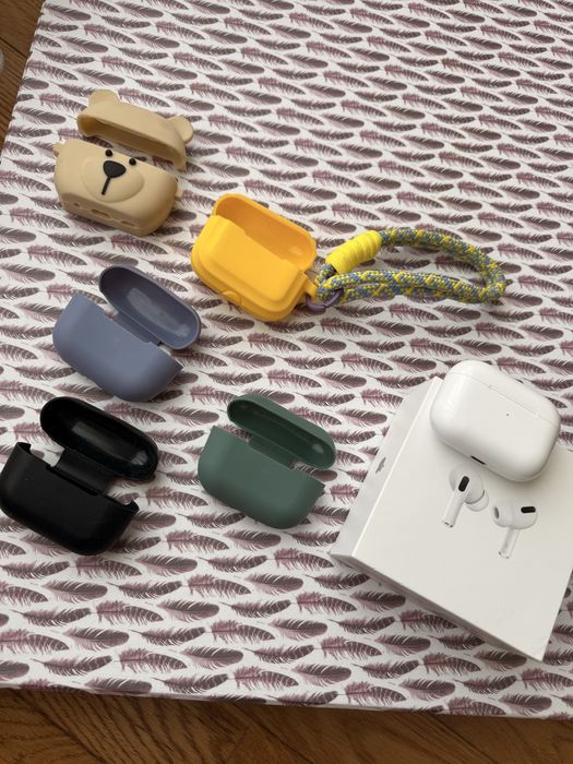 AirPods Pro 1ª geração originais + caixa + pontas novas + extras