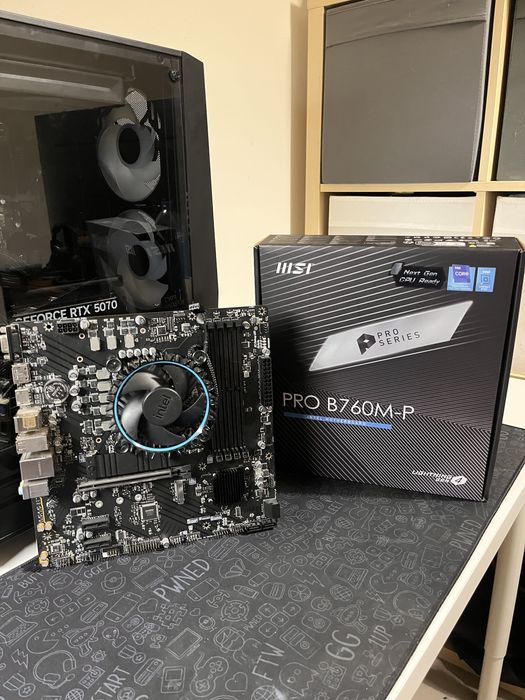 Motherboard MSI PRO B760M-P + i5-13400f
