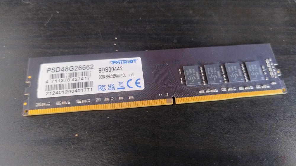 Pamięć RAM 8GB DDR4-2666 PC4-21300 Patriot dwustronna