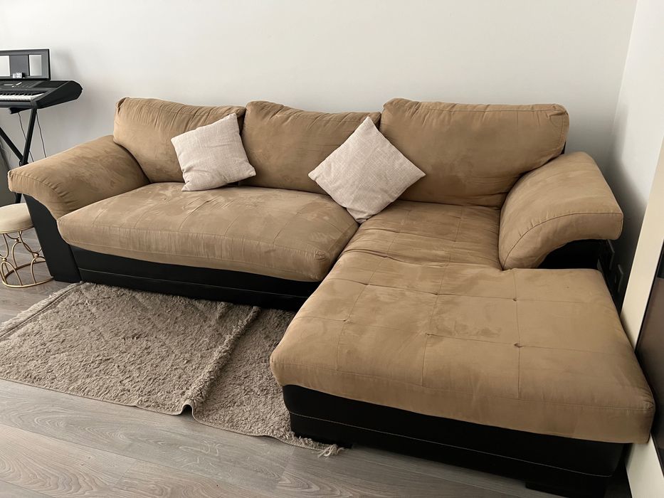 Sofá 3 lugares c/ chaise longue