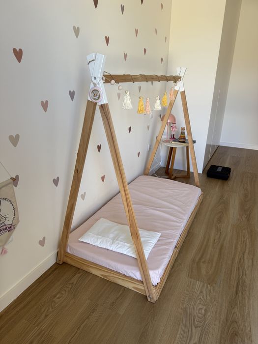 Cama Montessori criança 140cm x 70cm
