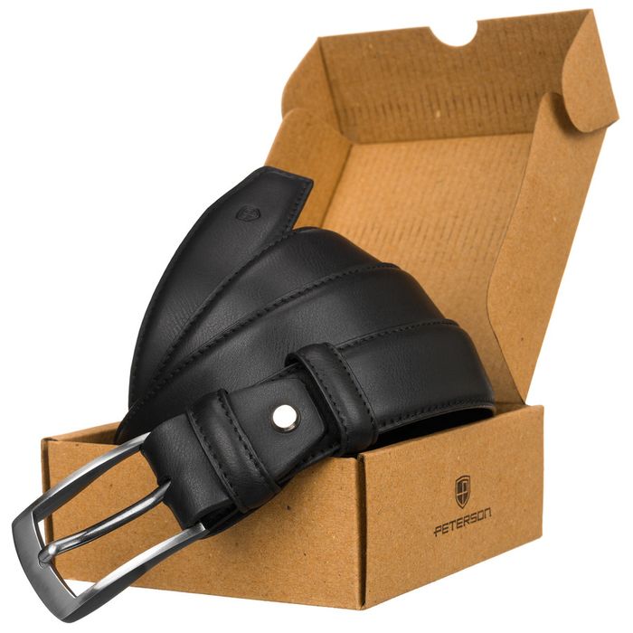 gładki pasek męski do garnituru - peterson 95