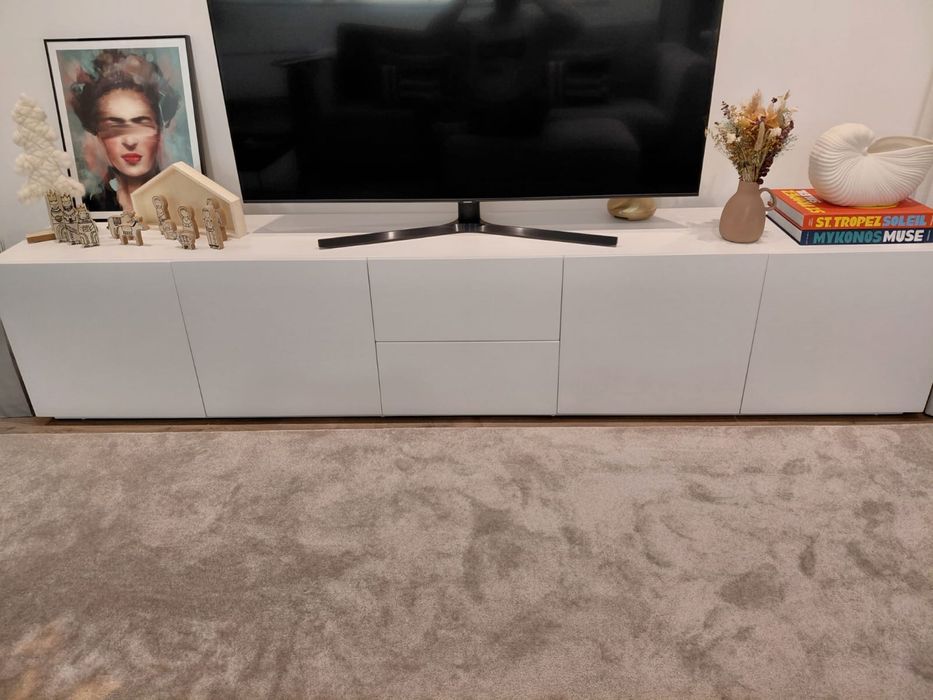 Movel TV Branco 2,50 x 0,40 x 0,50