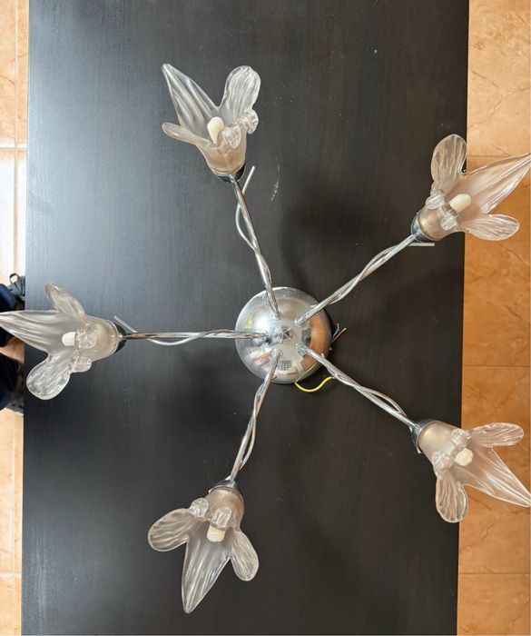 Apliques de teto para 7 lampadas