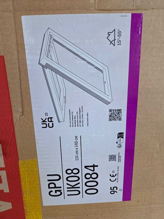 Okno dachowe Velux 134x140 trzyszybowe grafit