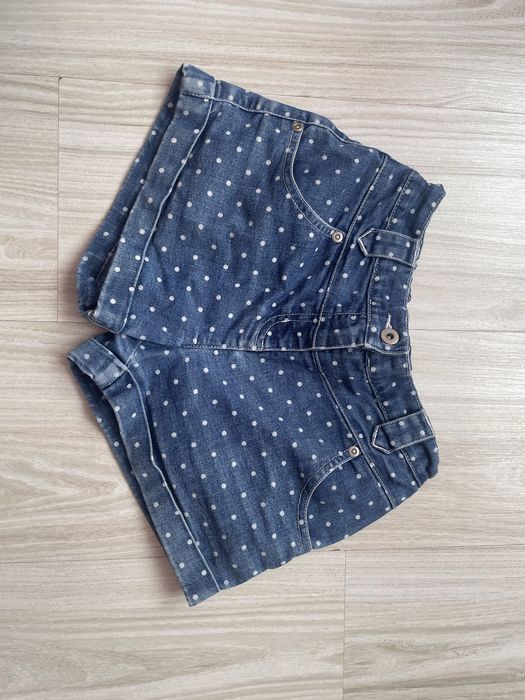 Spodenki jeansowe 128