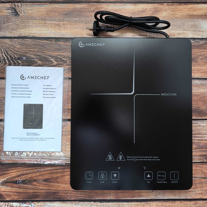 Pojedyncza płyta kuchenna indukcyjna 2000 W