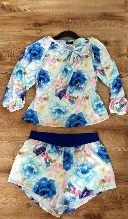 Stylowy komplet Lil Glam – kwiecisty wzór – rozm. S/M