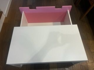 Komoda IKEA biało-różowe