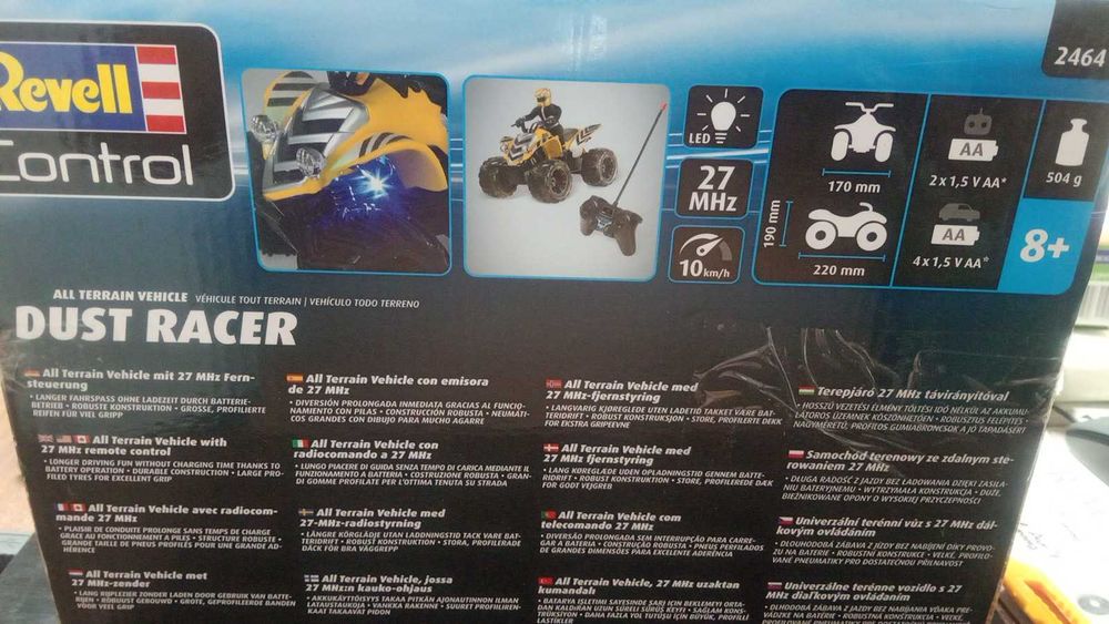 Quad Moto 4 Telecomandado Revell Control Dust Racer 1:10 (Novo na Caixa)