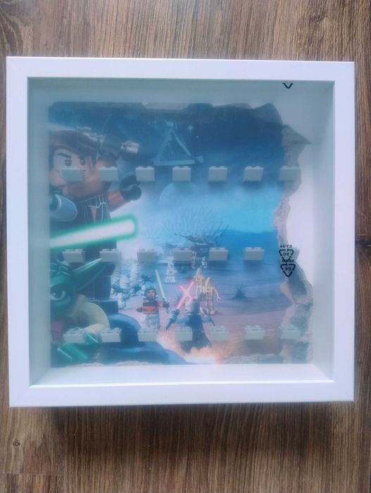 Ramka/Gablotka Star Wars na minifigurki LEGO