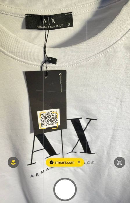 Крута чоловіча мужская  футболка Armani Exchange  армані розмір S-XXL
