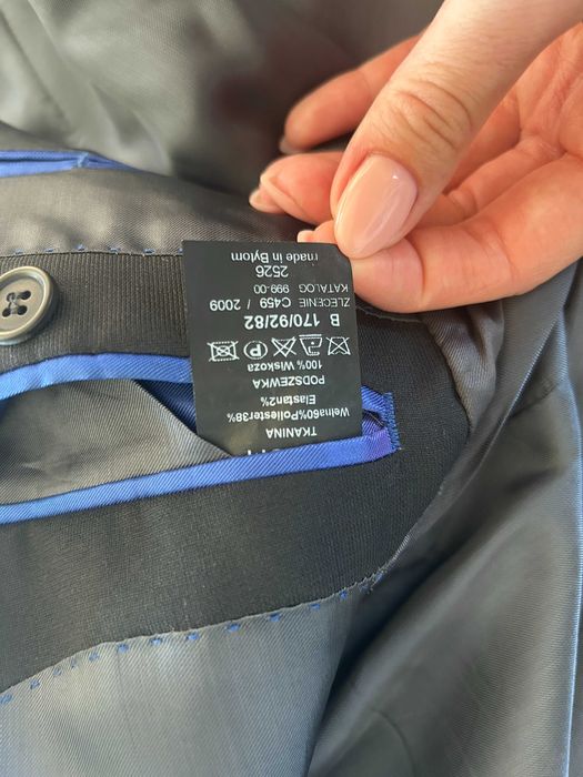 Garnitur męski BYTOM czarny