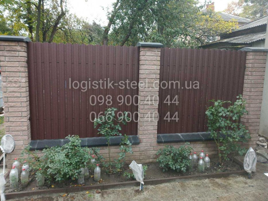 Штакетник Штахетник металевий
Евроштакетник Двухсторонний