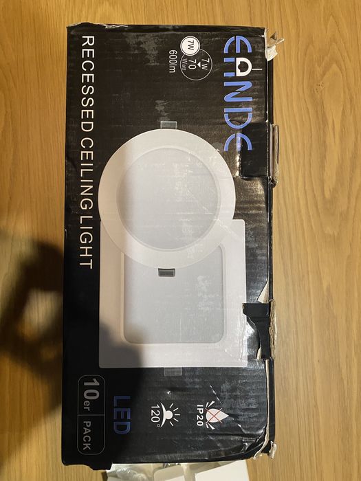 Panel led 12x12 led 7W do zabudowy 10 szt