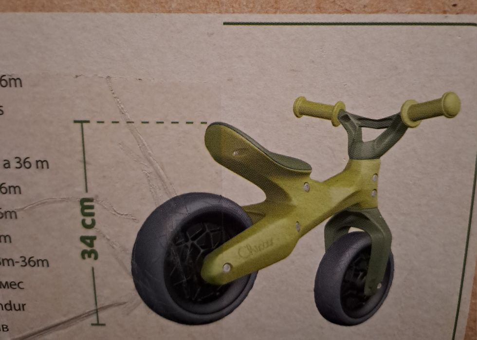 Rowerek Chicco Balance Bike Eco+ Green Hopper