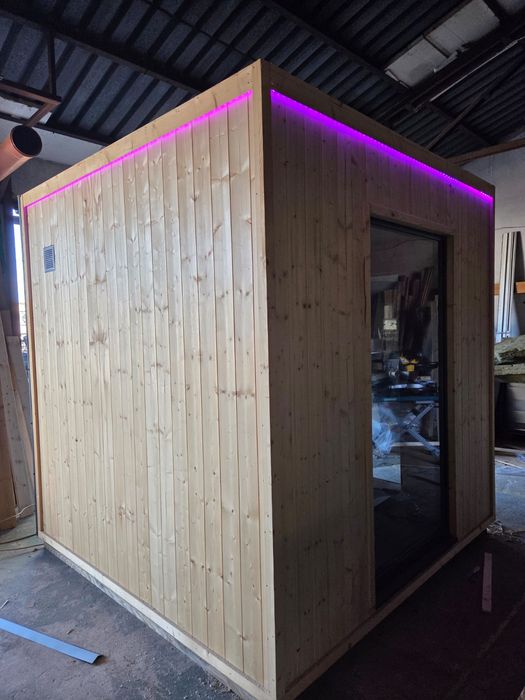 Sauna ogrodowa. Sauna wolno stojąca.