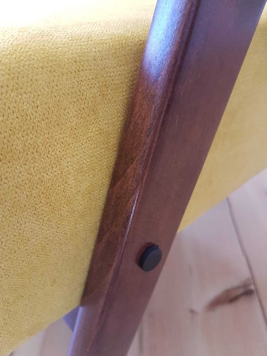 Fotel PRL model B – 310 VAR lata 70 vintage loft nie Chierowski