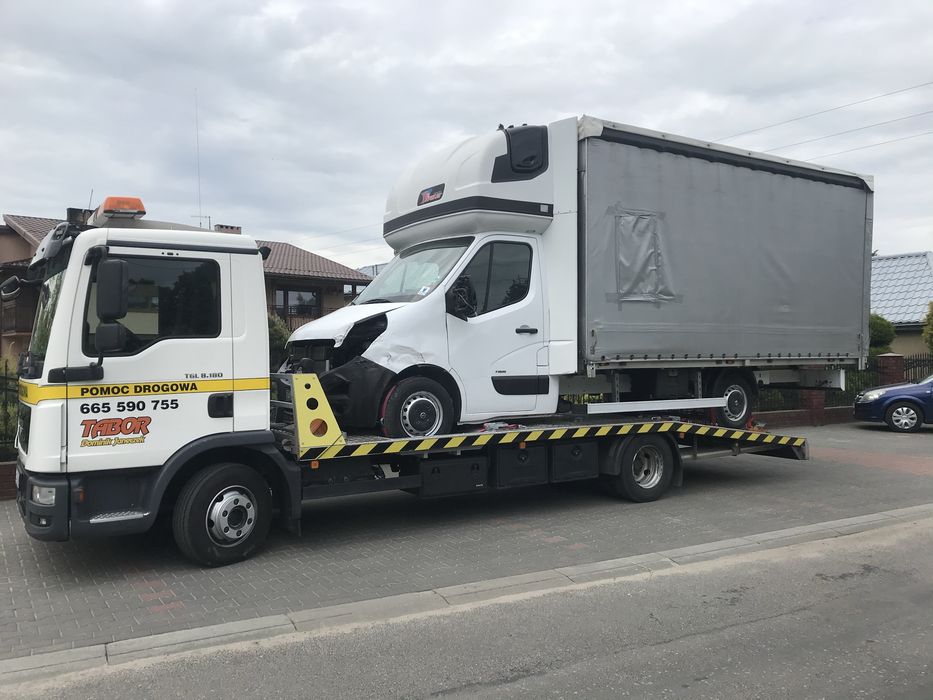 Transport maszyn rolniczych/budowlanych POMOC DROGOWA*laweta*holowanie