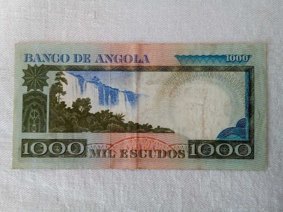 Nota de 1000 escudos - Angola (1973)