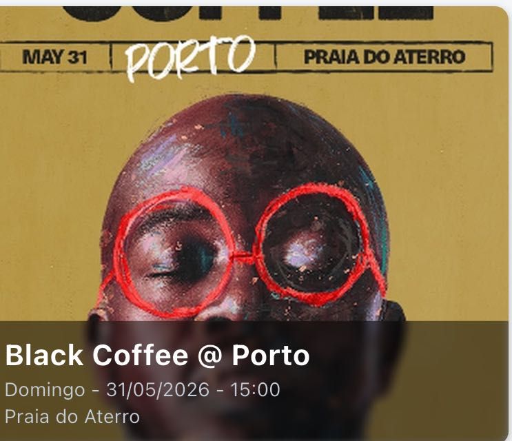Bilhetes Black Coffee