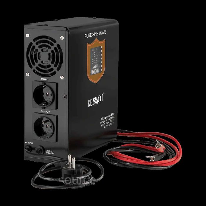 UPS Kemot PROsinus 500 12В/230В