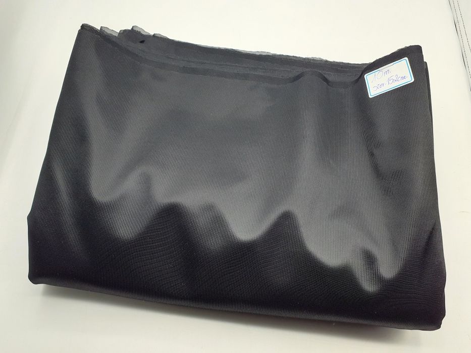 Tkanina czarna kupon 10 m.x 152 cm.Promocja