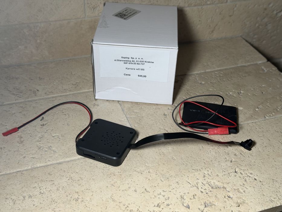 Kamerka egzaminacyjna szpiegowska mini wifi taśma