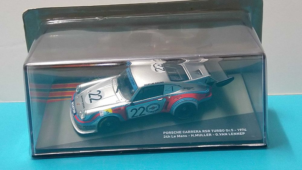 Porsche 911 Carrera RSR Turbo #22: 24h LM 1974 (2ºlug)-Miniat esc 1/43