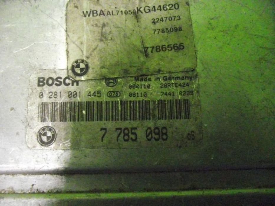 Centralina de Motor ECU Bmw E46 - 320D - 1997 / 2001 - CT201
