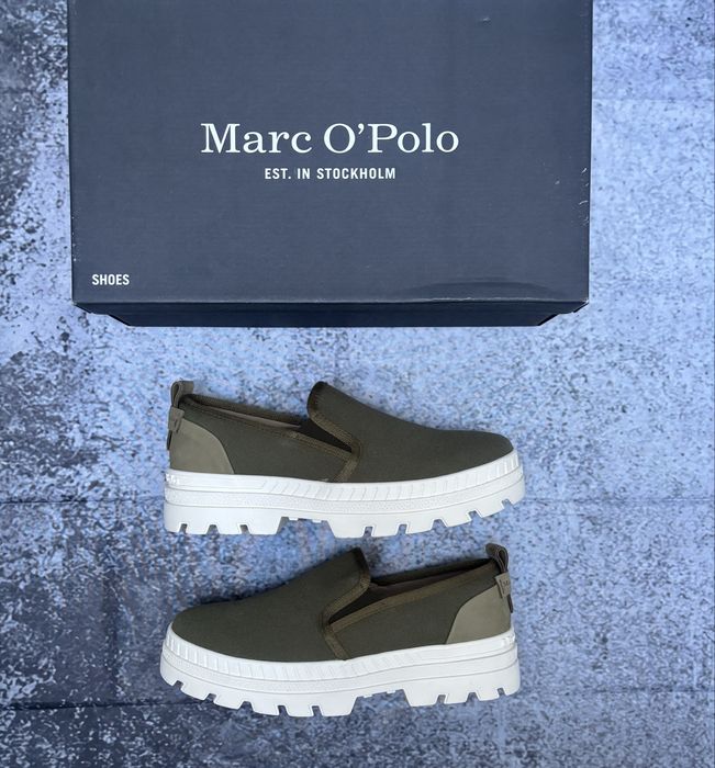 Marc O’Polo buty na platformie mokasyny loafersy