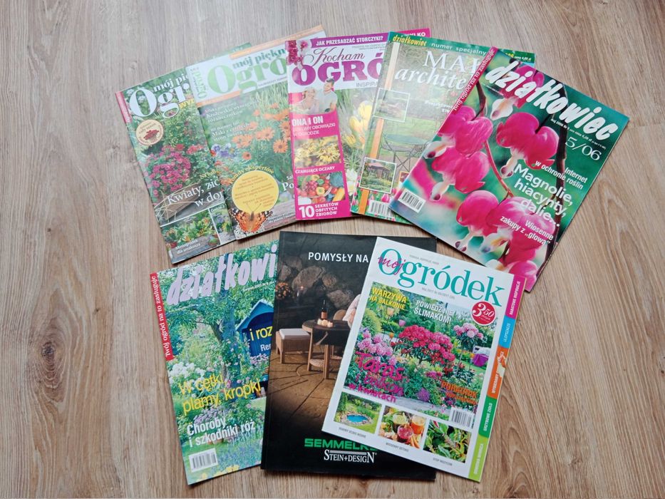 Magazyny czasopisma ogrodnicze działkowiec mój piękny ogród