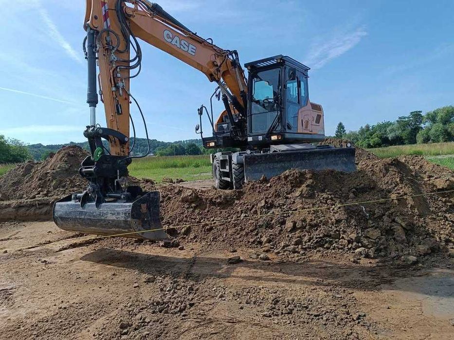 Usługi koparką kołową, wyburzenia, roboty ziemne,  koparko ładowarka