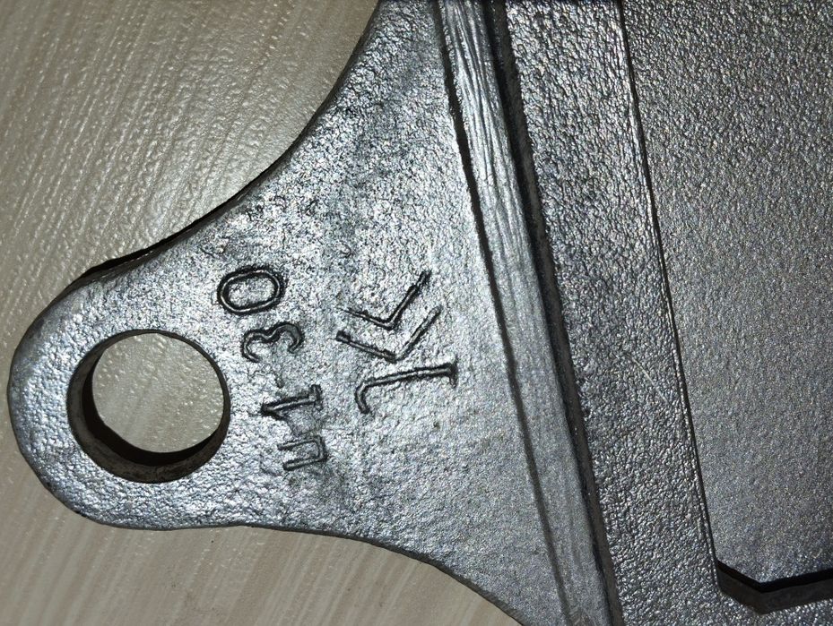 Засов заслонка задвижка для печи алюминиевая