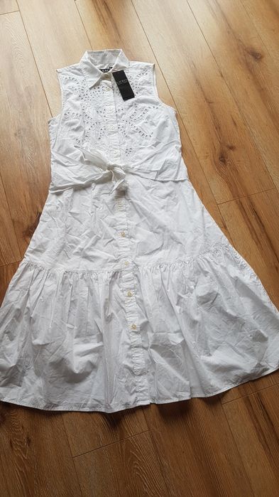 Lauren Ralph Lauren piękna sukienka 100% bawełna XXS 32 letnia