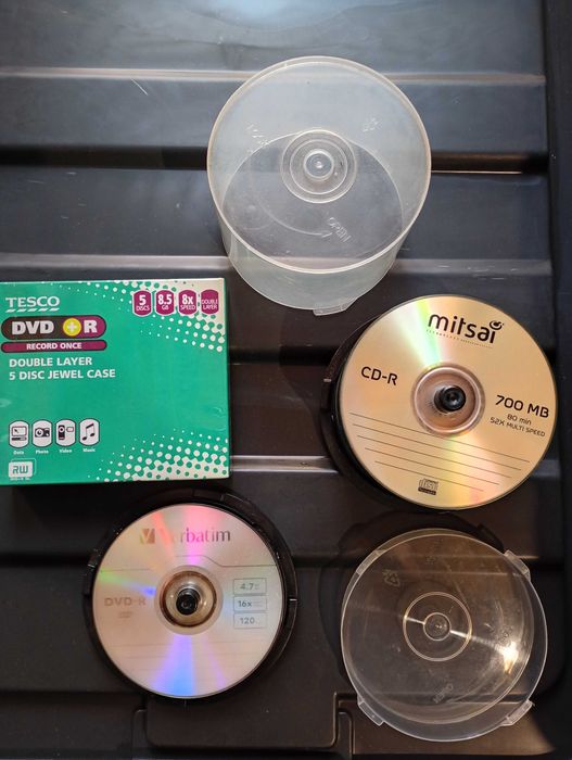 CDs + DVDs + Dual Layer DVDs