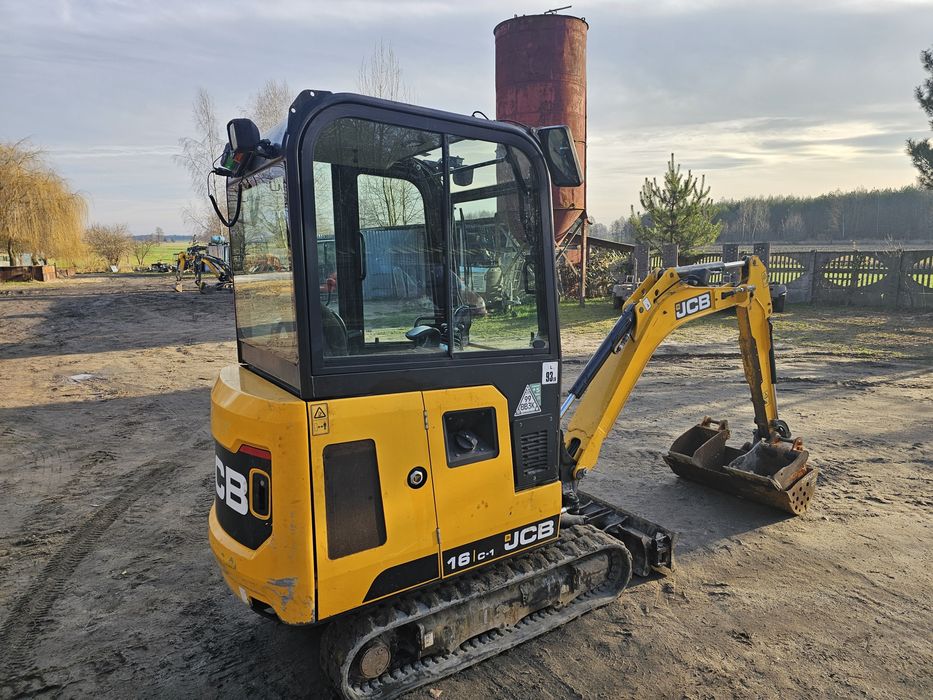 Minikoparka JCB 16C-1, rok 2021, 1000mth, jak Volvo ec18, REZERWACJA