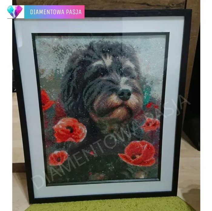 Haft diamentowy Z WŁASNEGO ZDJĘCIA diamenciki okrągłe