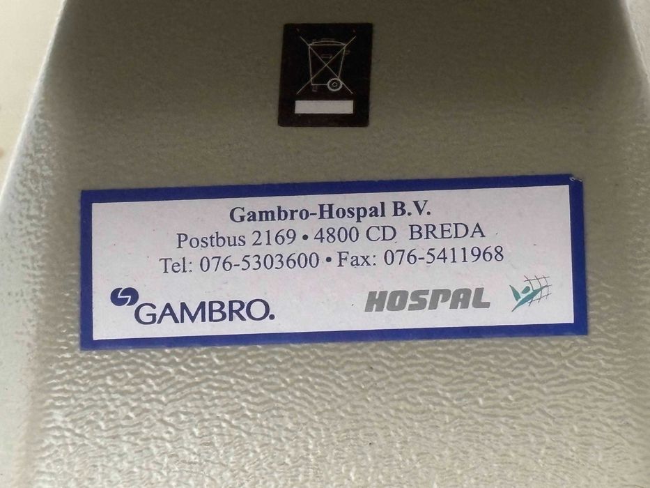 Fotel medyczny elektryczny Gambro Hospal – zabiegowy / kosmetyczny