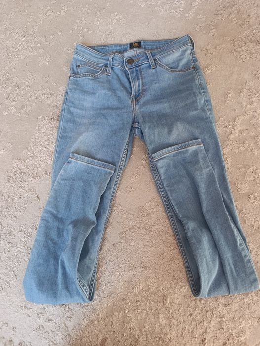 Spodnie jeansowe jeansy skinny XS Lee oryginalne
