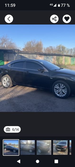 Мазда 6 .2..0...газ-бензин..