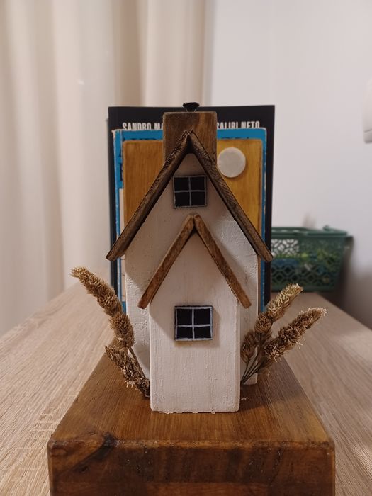 Suporte para livros artesanal em madeira maciça